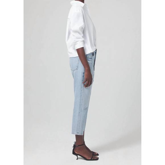 NEW CITIZENS OF HUMANITY pony boy low slung relaxed jeans in blue - Picture 3 of 5